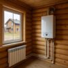 Отопление деревянного дома из бруса в Одинцово